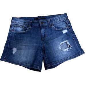 Joes jeans distressed denim shorts size 25